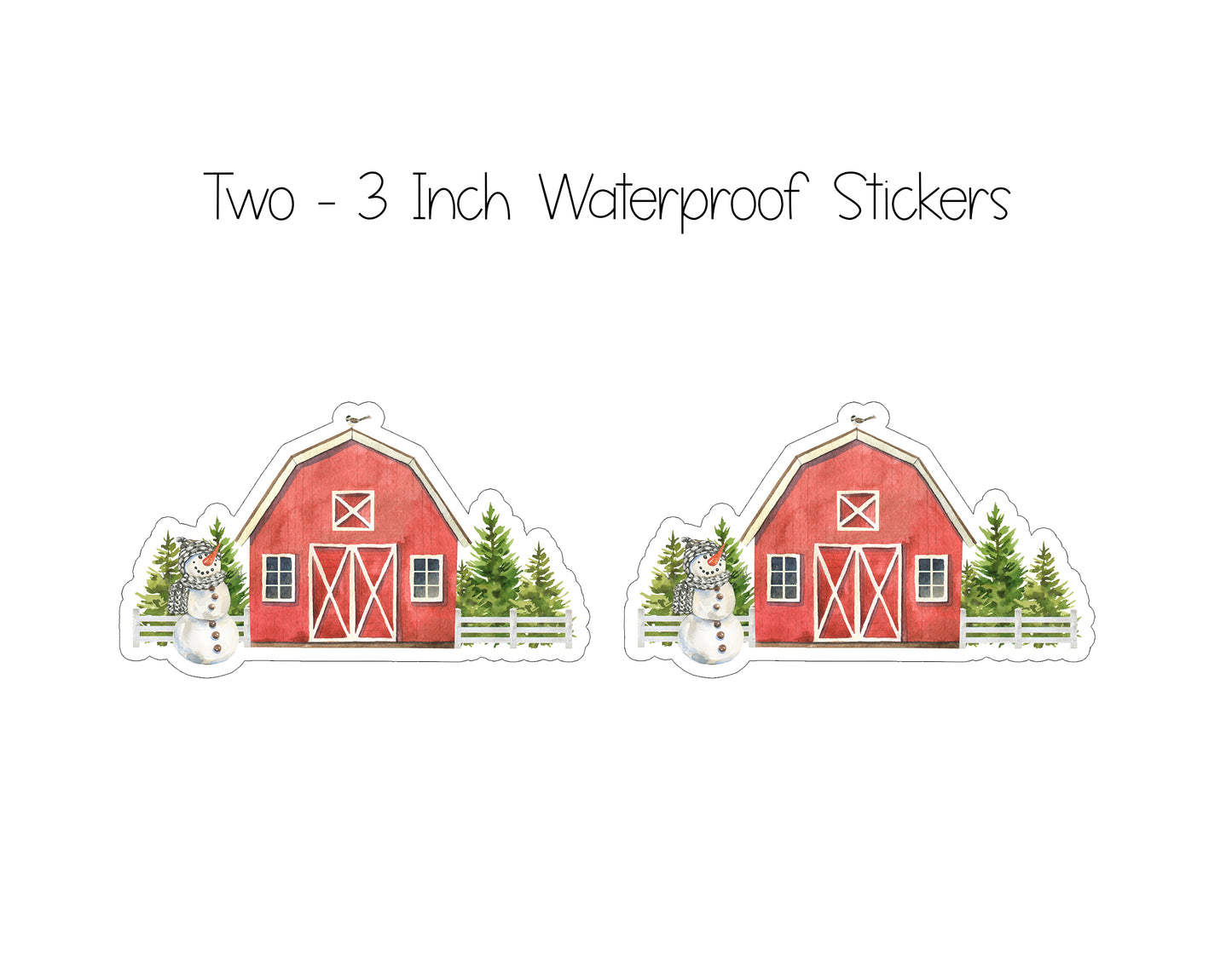 Christmas Barn Christmas Card