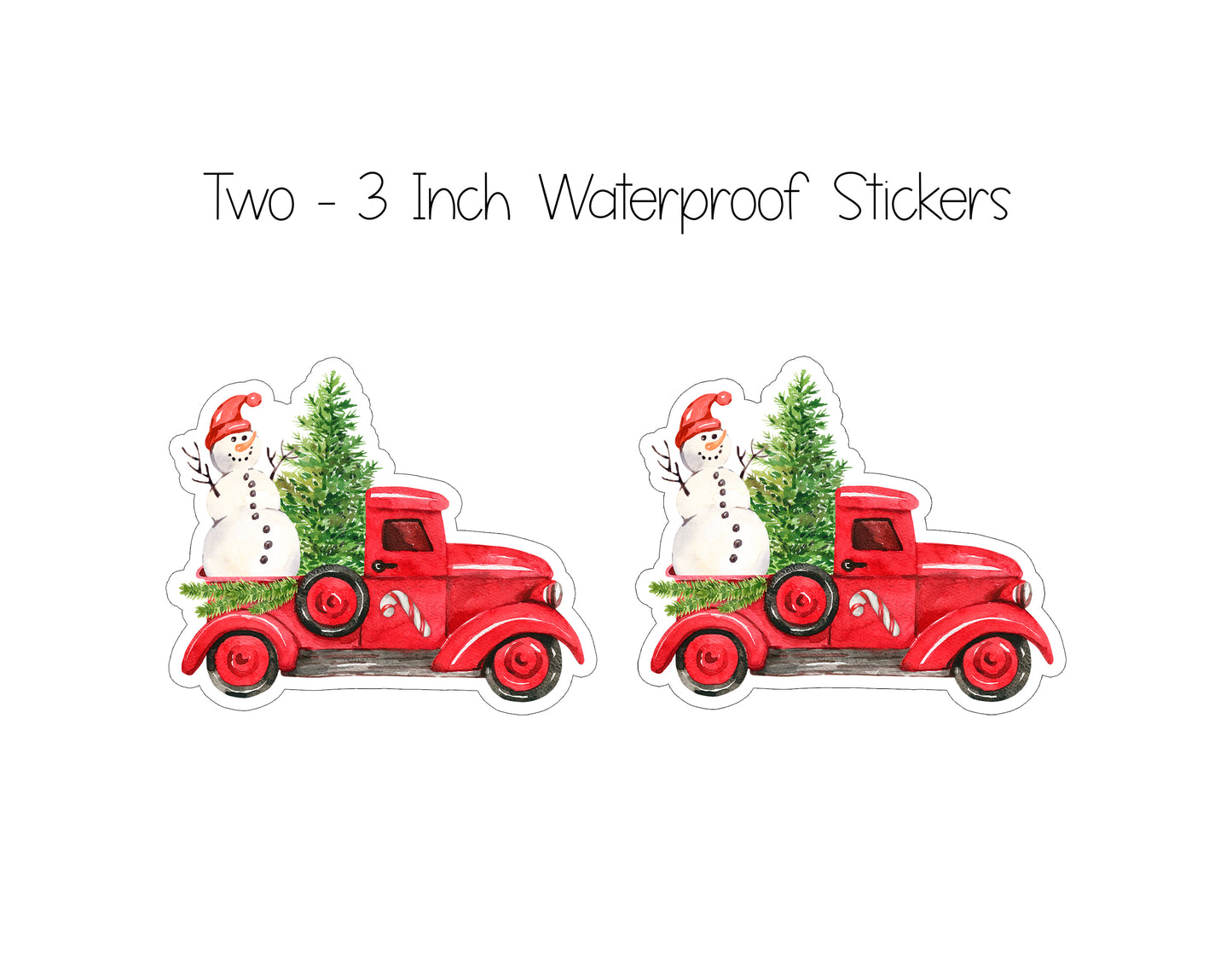 Watercolor Vintage Christmas Cards