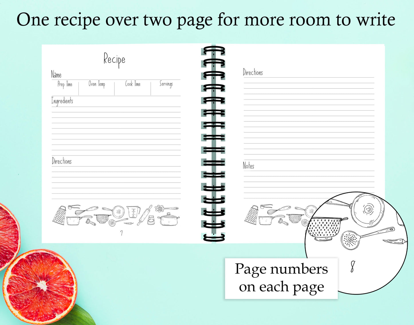 Cupcake Recipe Book and Towel