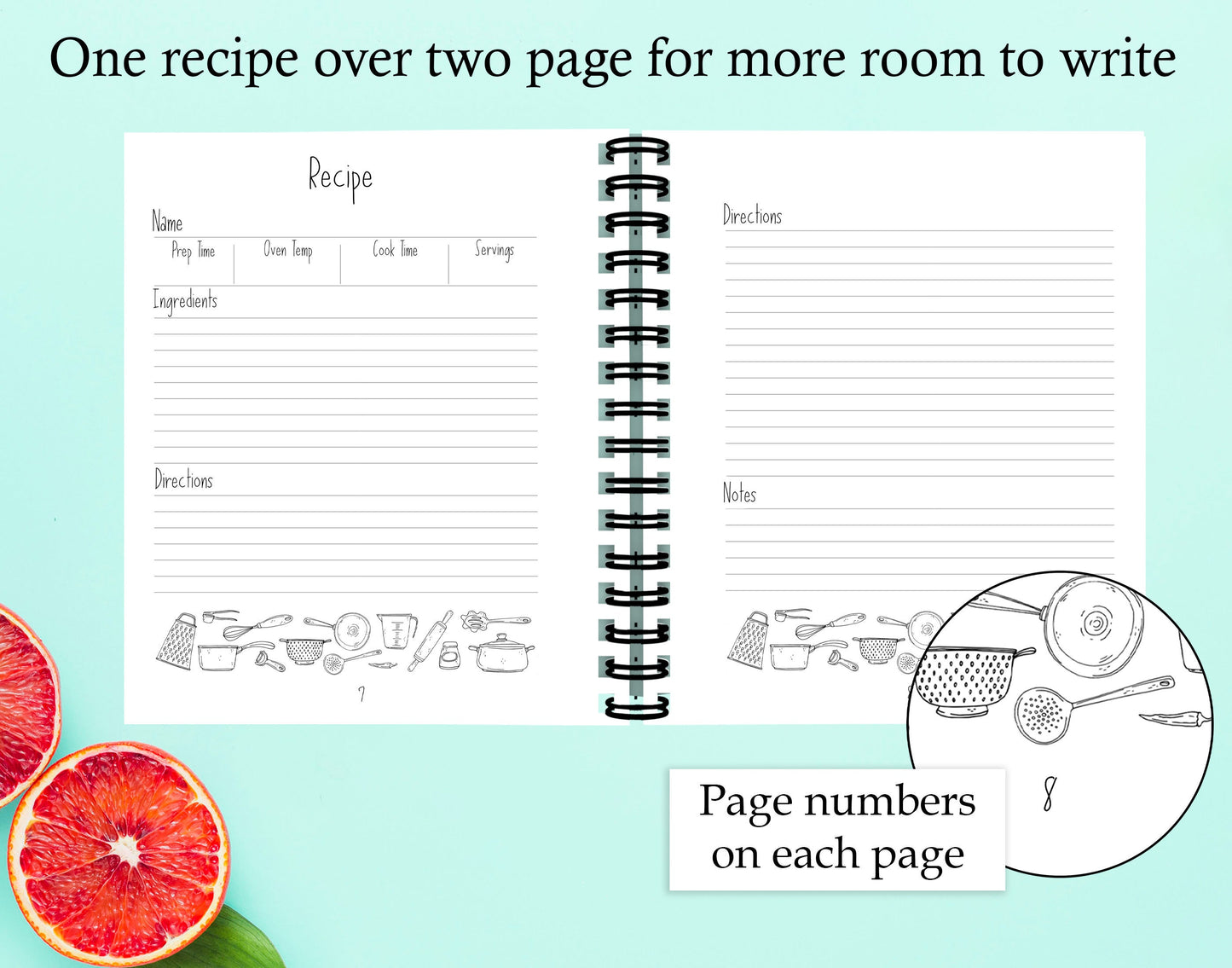 Pineapple Recipe Book and Towel