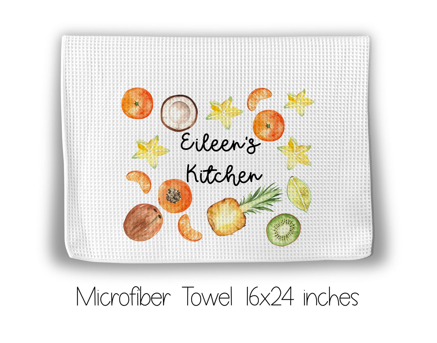 Tropical Fruit Recipe Book and Towel