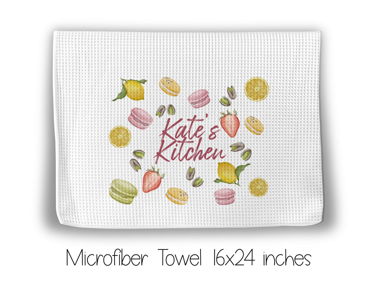 Macaroons Recipe Book and Towel