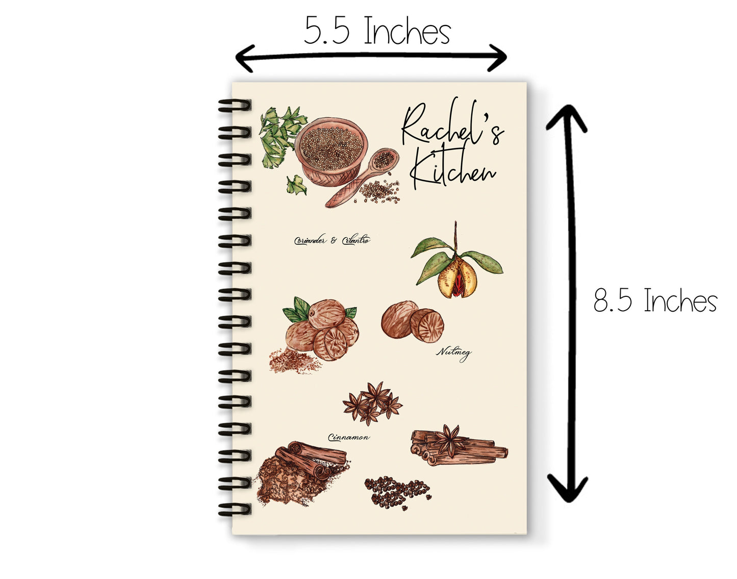 Spices Recipe Book and Towel