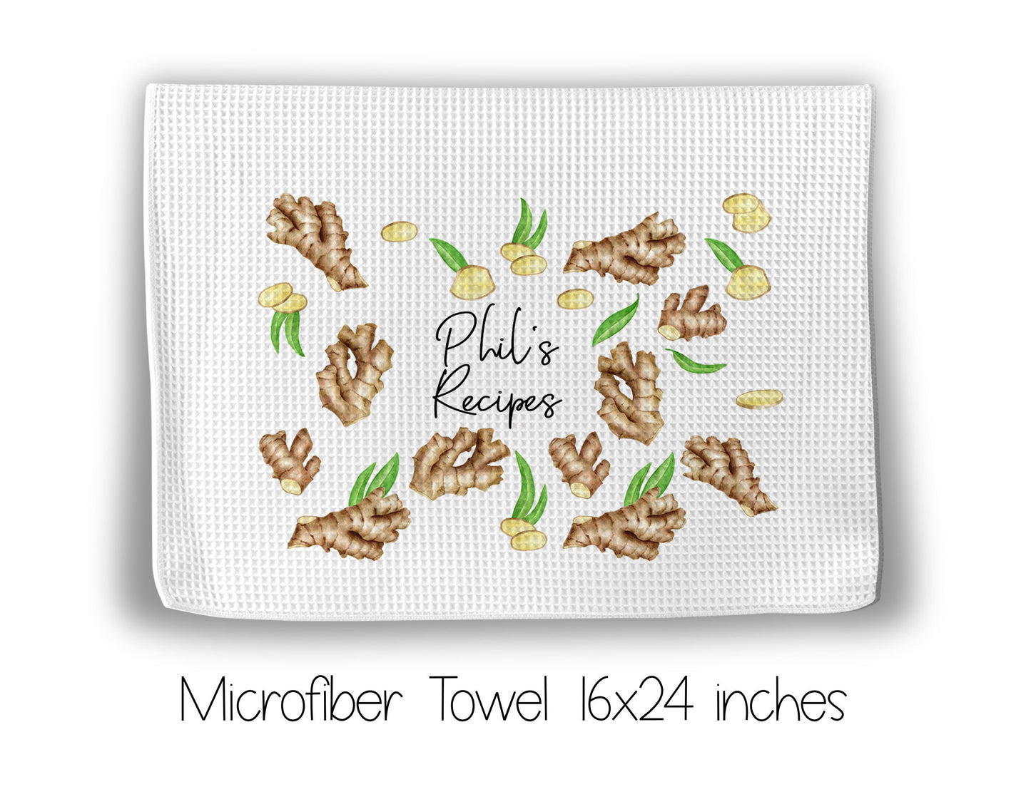 Ginger Recipe Book and Towel