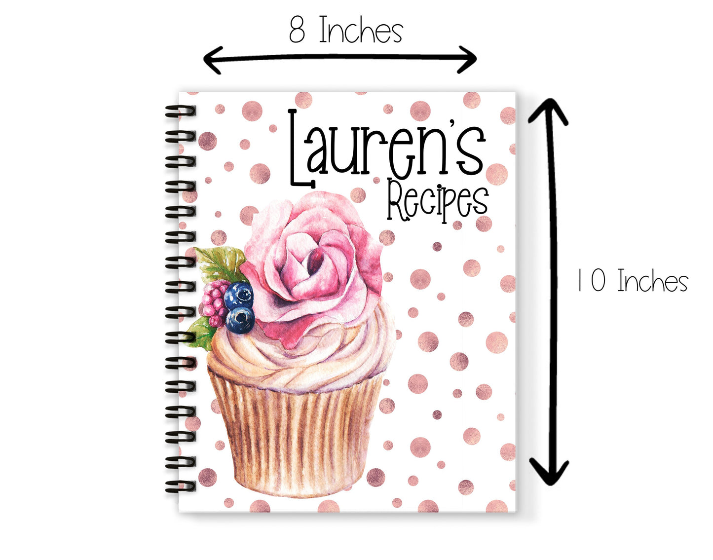 Cupcake Recipe Book and Towel