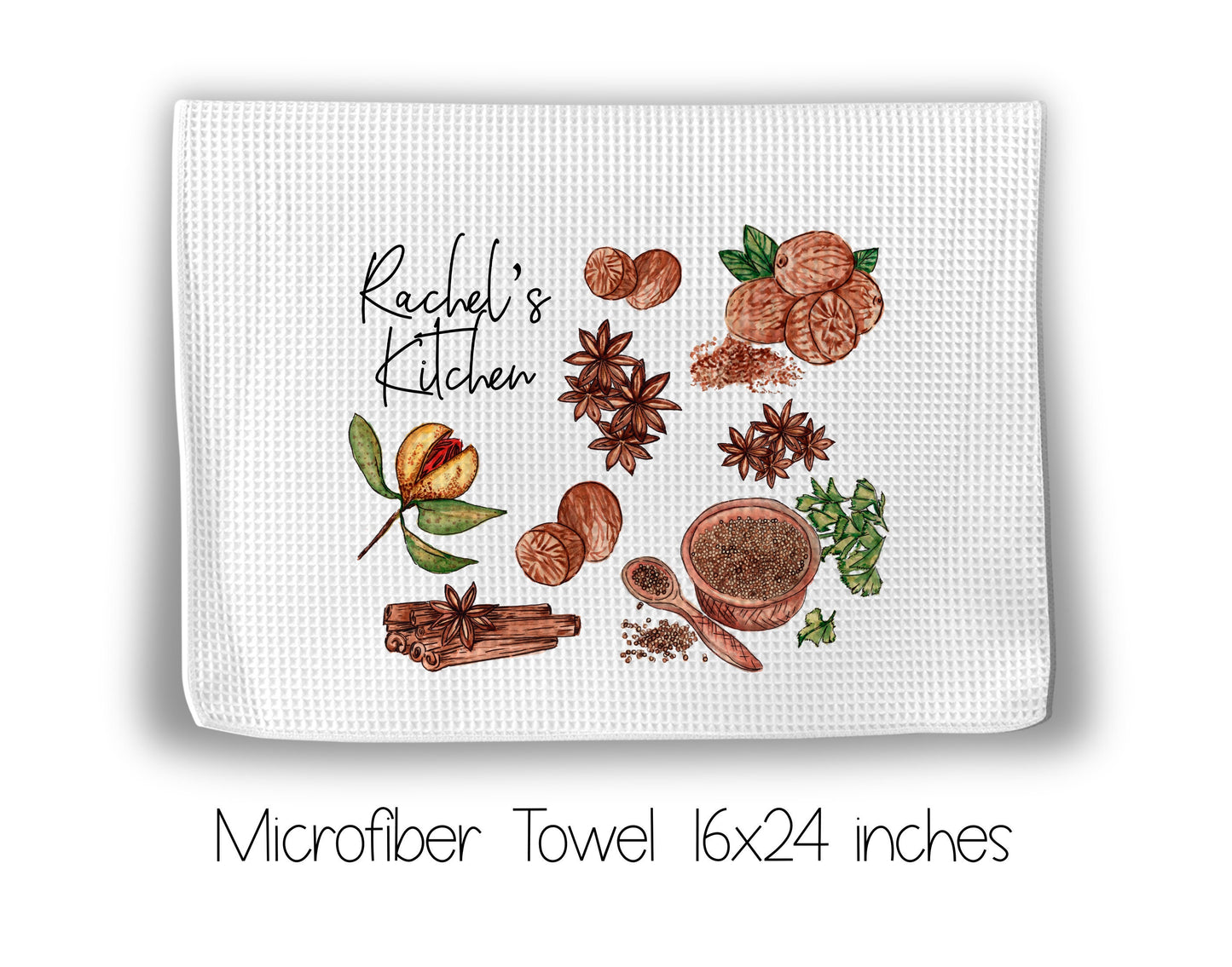 Spices Recipe Book and Towel
