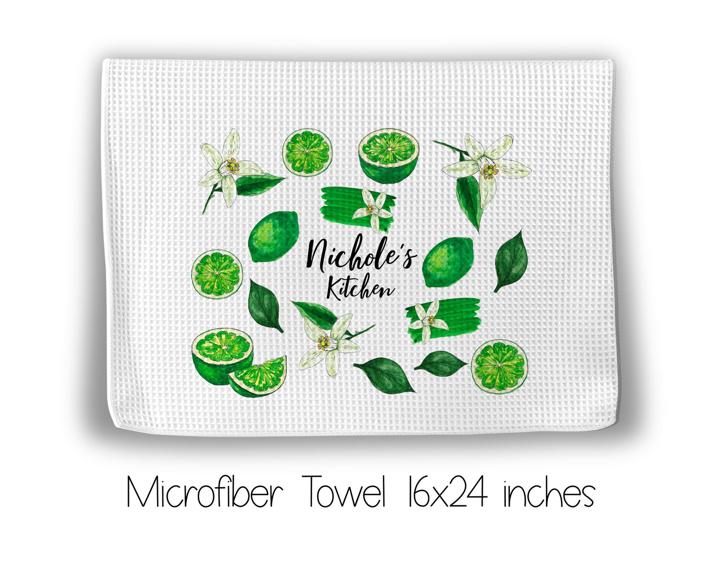 Lime Recipe Book and Towel