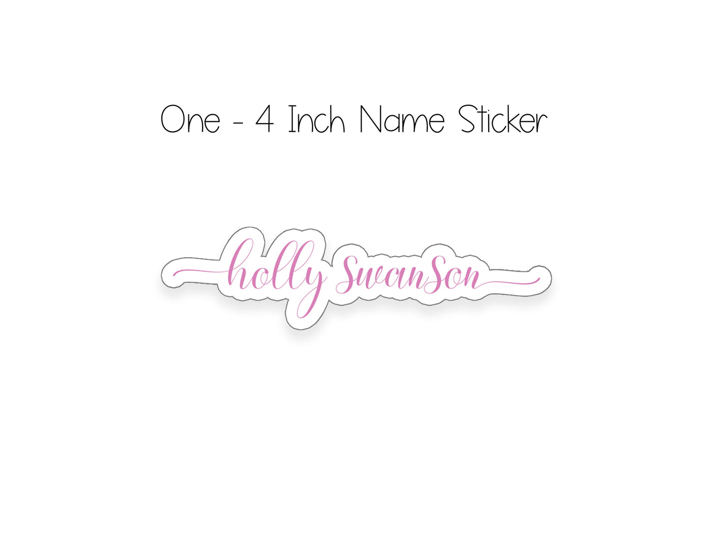Script Name and Stickers