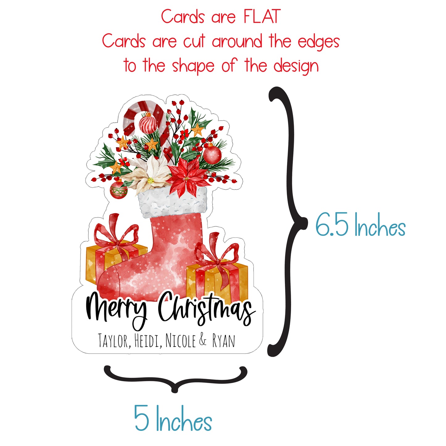 Stocking Christmas Card