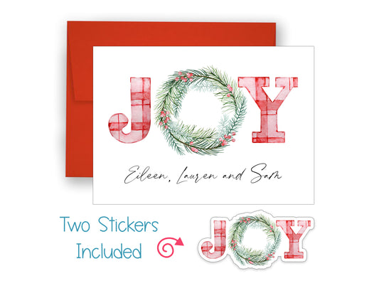 Joy Christmas Card