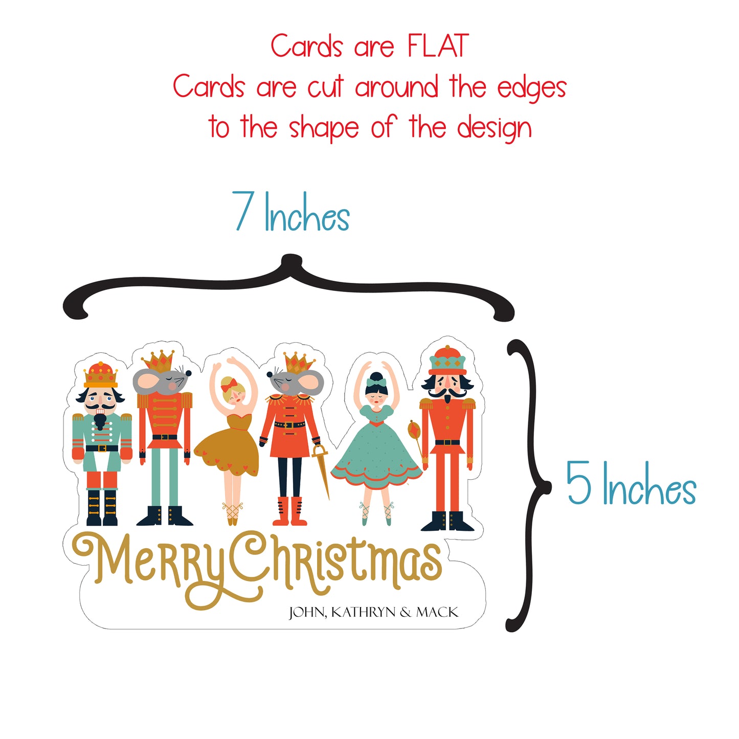 Nutcracker Christmas Card