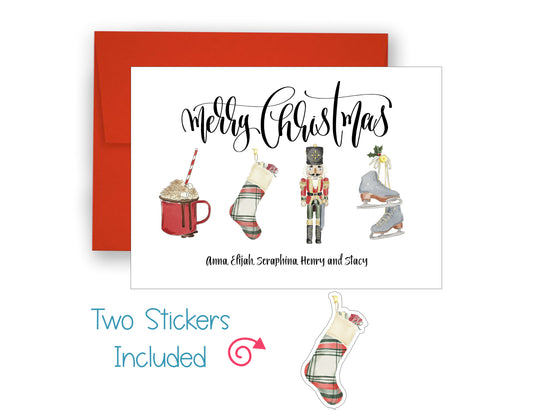 Nutcracker Christmas Card