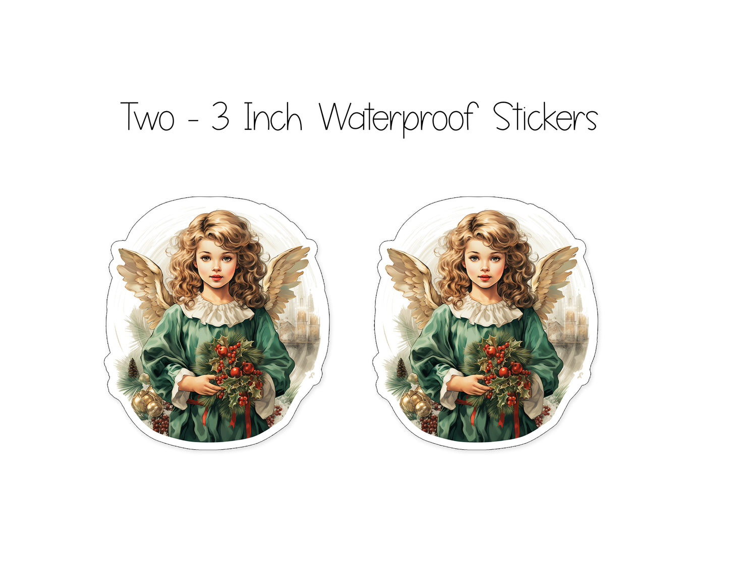 Vintage Angel Christmas Card