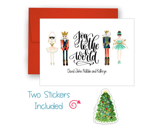 Nutcracker Collage Christmas Card