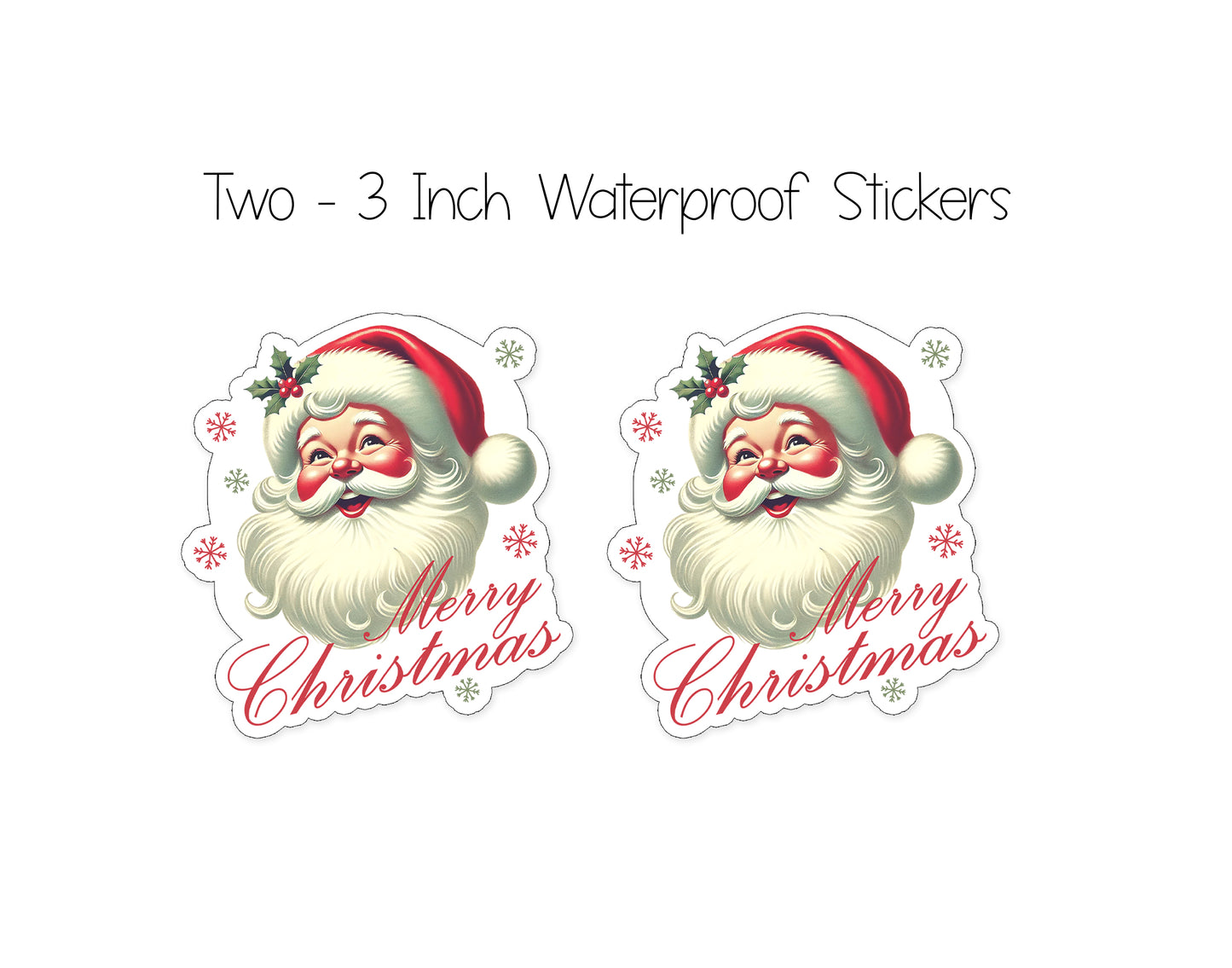 Vintage Santa Christmas Card