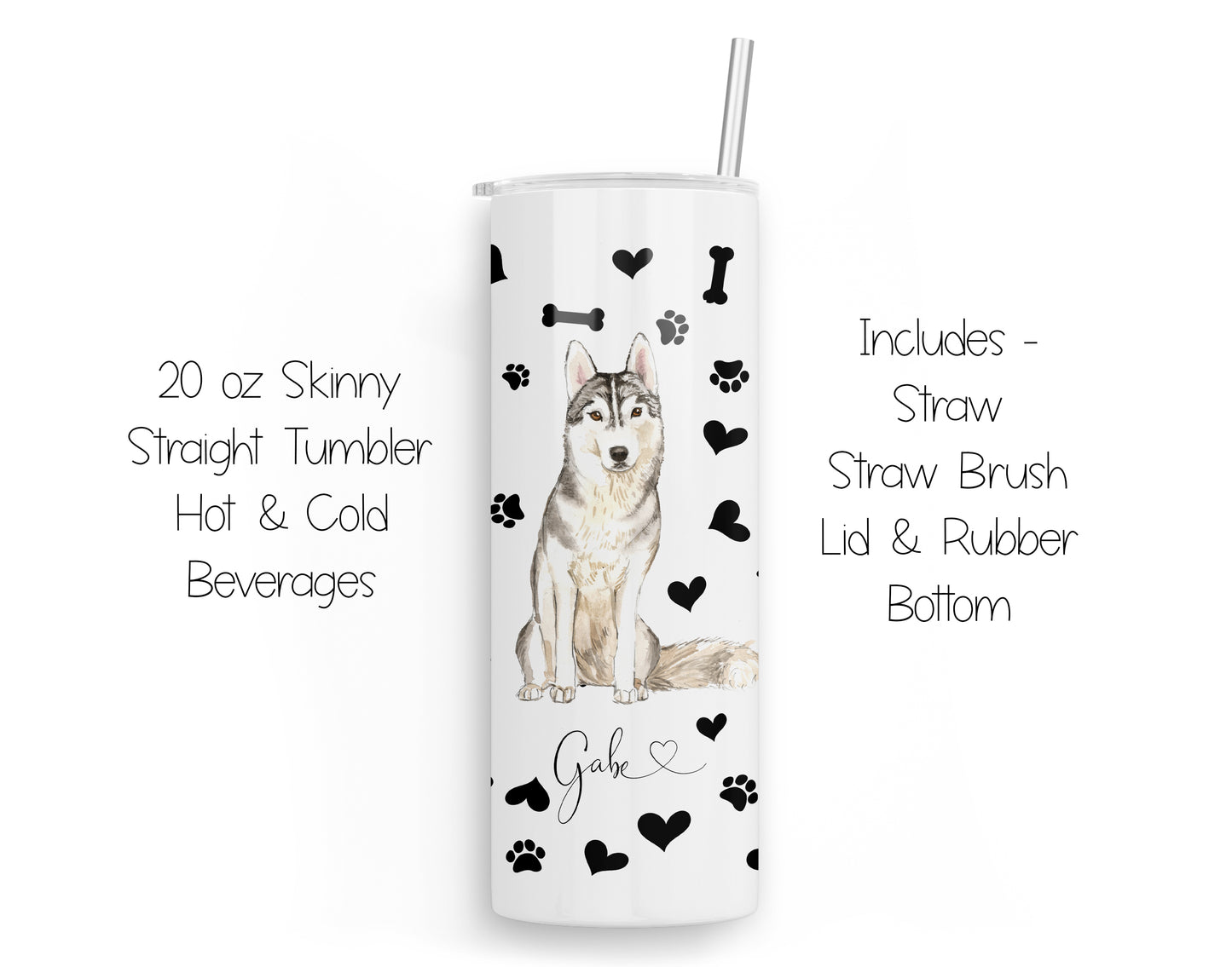 Husky 20 oz Tumbler and Coaster