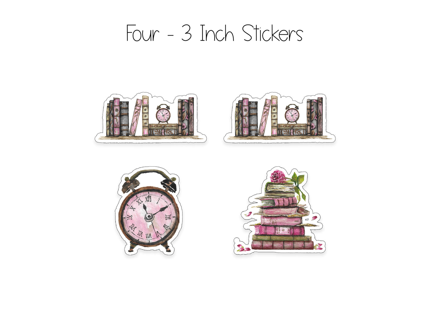 Book Notepad, Card and Stickers