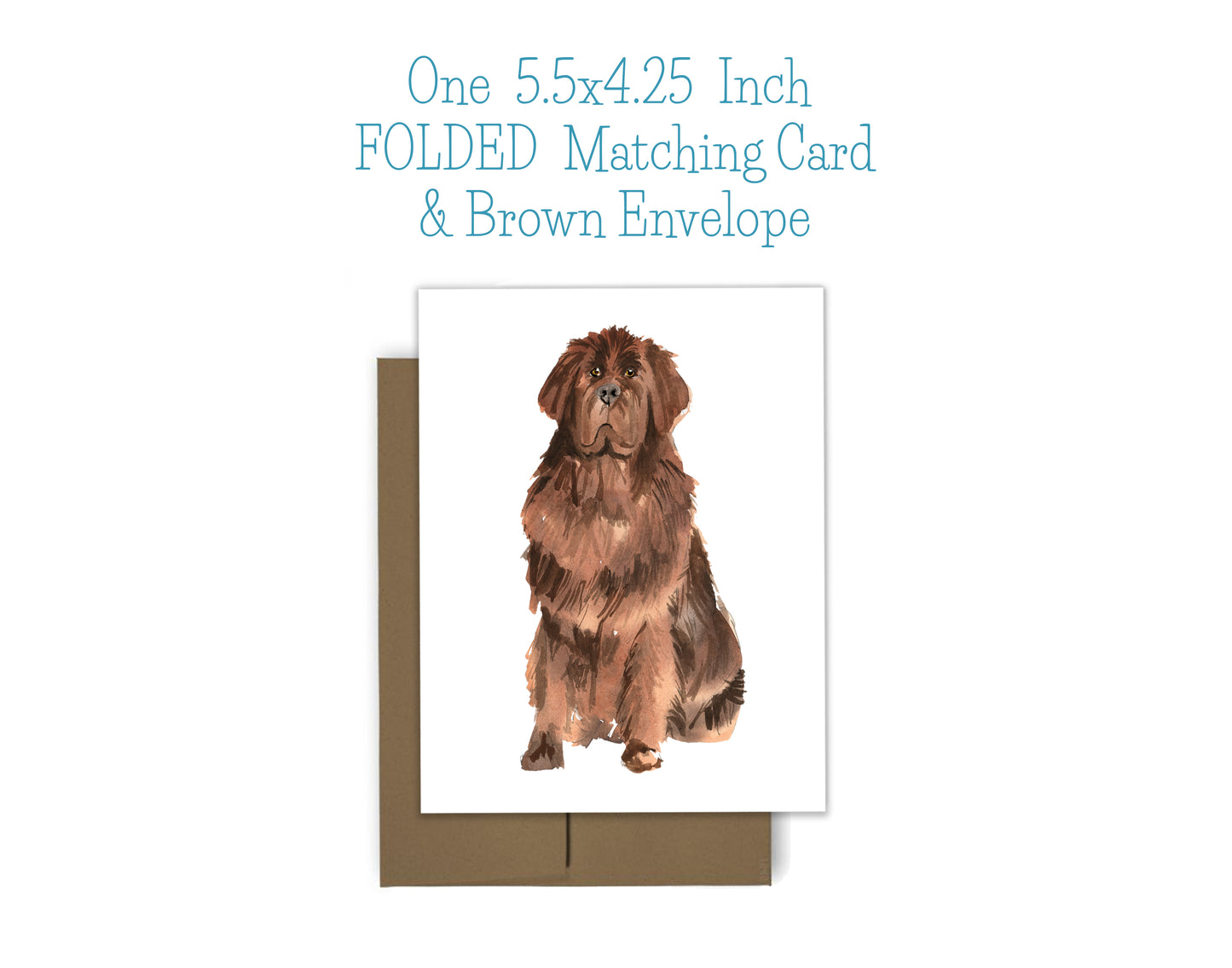 Newfoundlan Dog Notepad, Card and Stickers