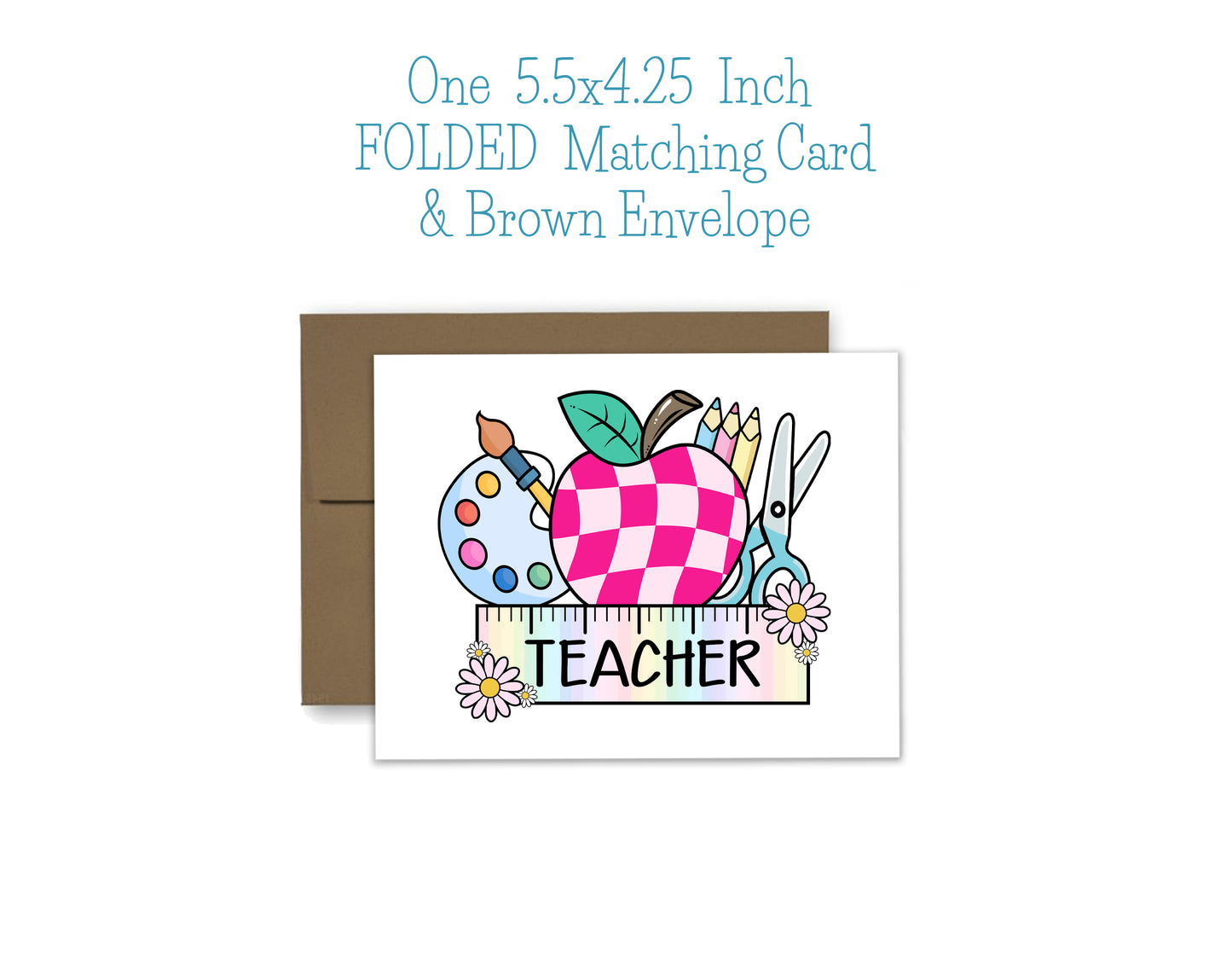 Teacher Notepad, Card and Stickers