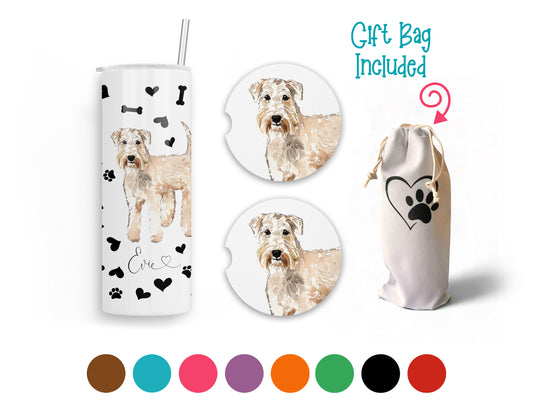 Wheaten Terrier 20 oz Tumbler and Coaster