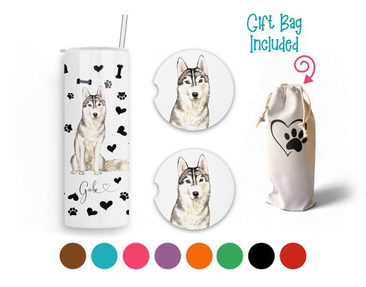 Husky 20 oz Tumbler and Coaster