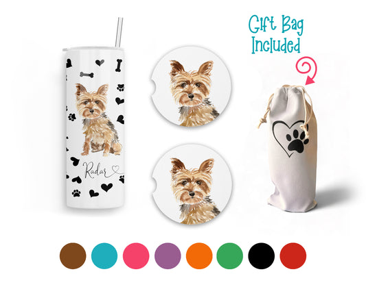 Yorkshire Terrier 20 oz Tumbler and Coaster