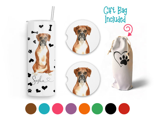 Boxer 20 oz Tumbler and Coaster