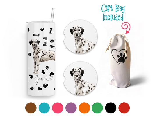 Dalmatian 20 oz Tumbler and Coaster