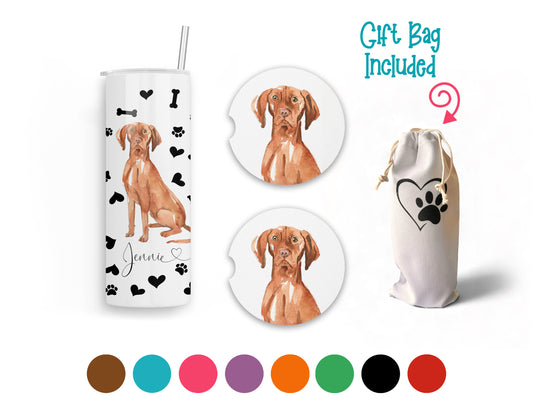 Hungarian Vizsla 20 oz Tumbler and Coasters