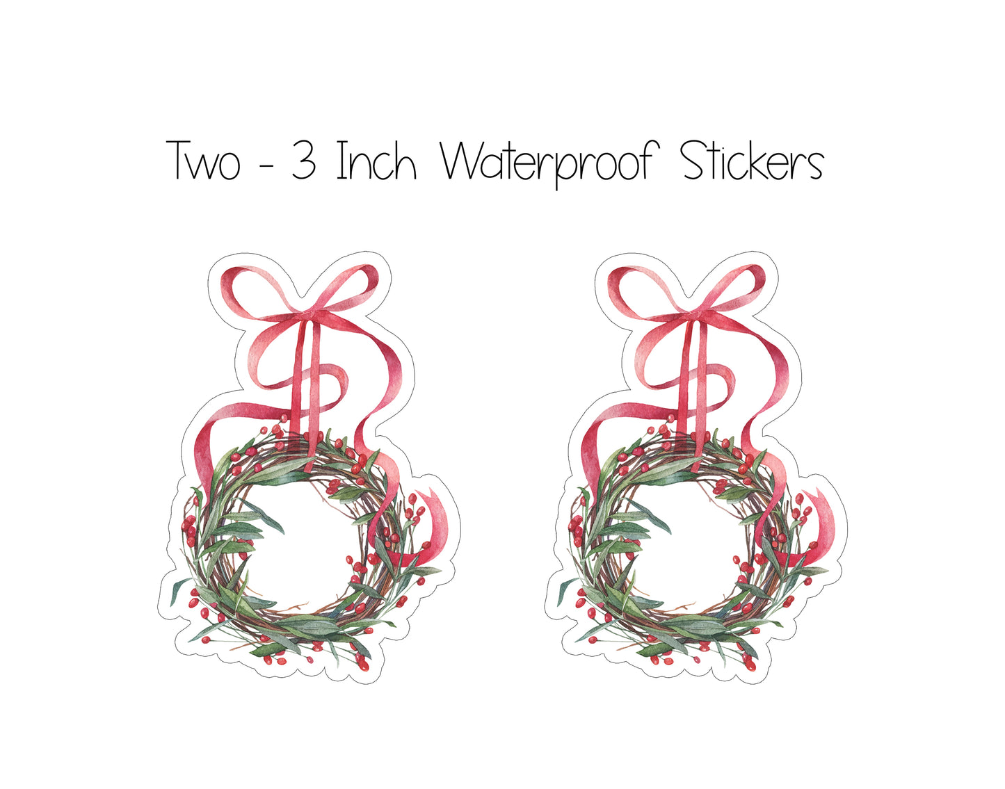 Merry Wreath Christmas Card