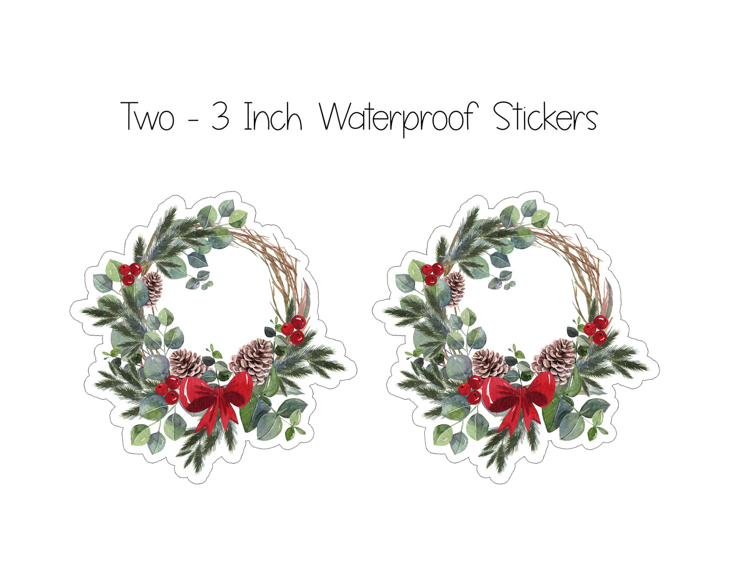 Wreath Christmas Card