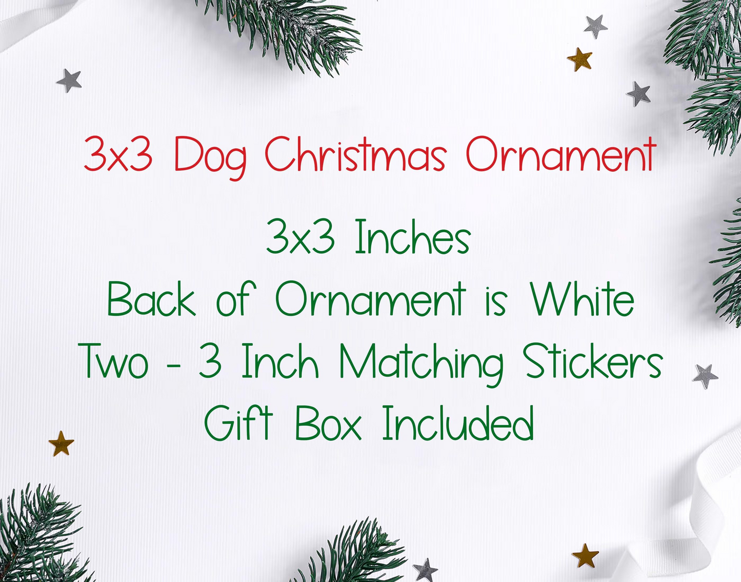 Cavapoo Christmas Ornament and Stickers