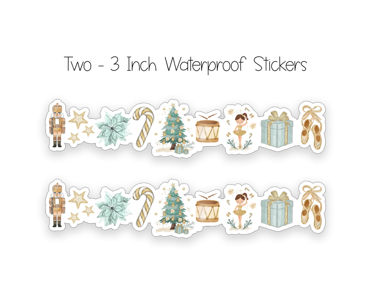 Christmas Nutcracker Notepad and Stickers